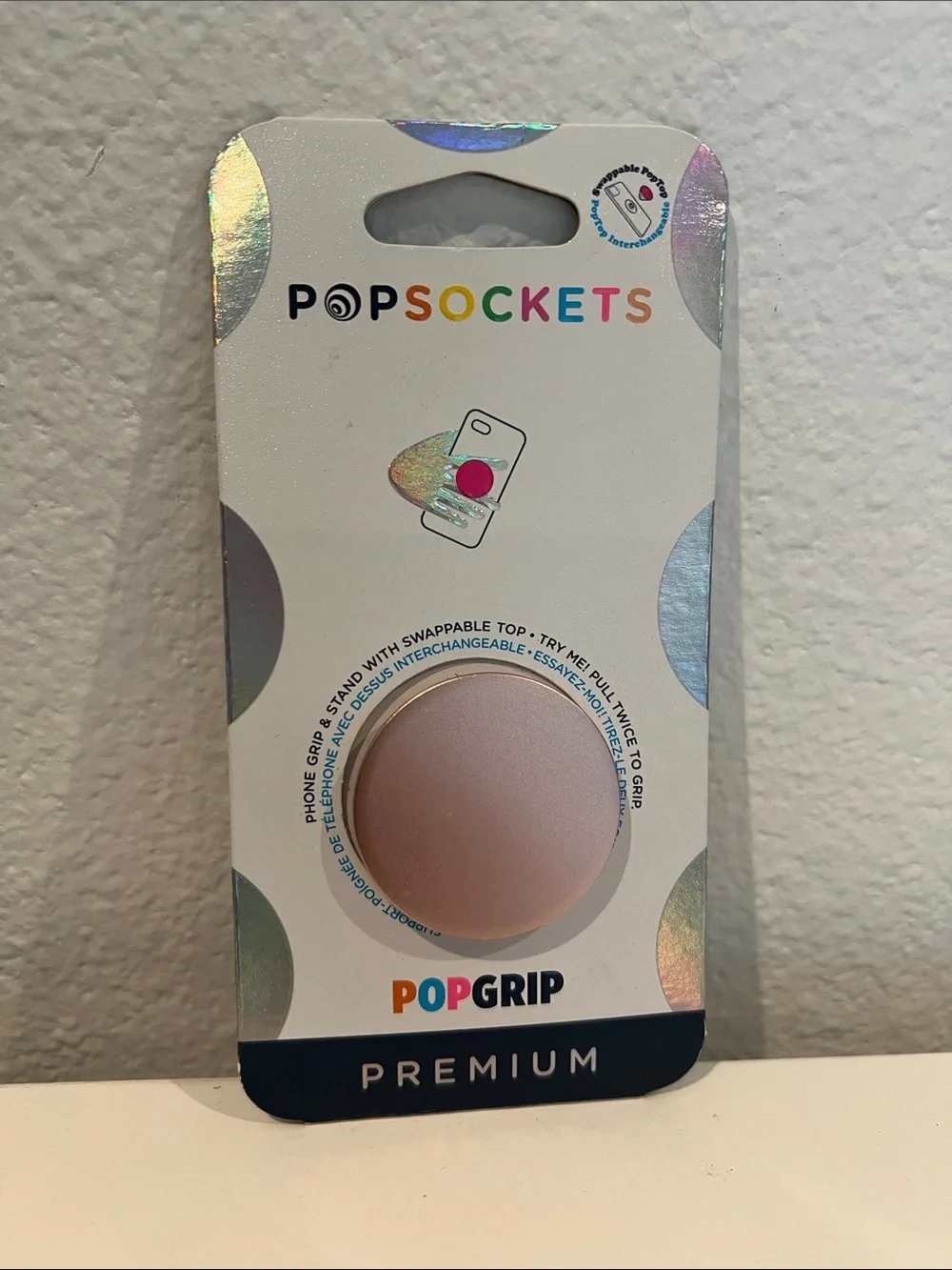 PopSockets PopGrip Premium Rose Gold Phone Grip